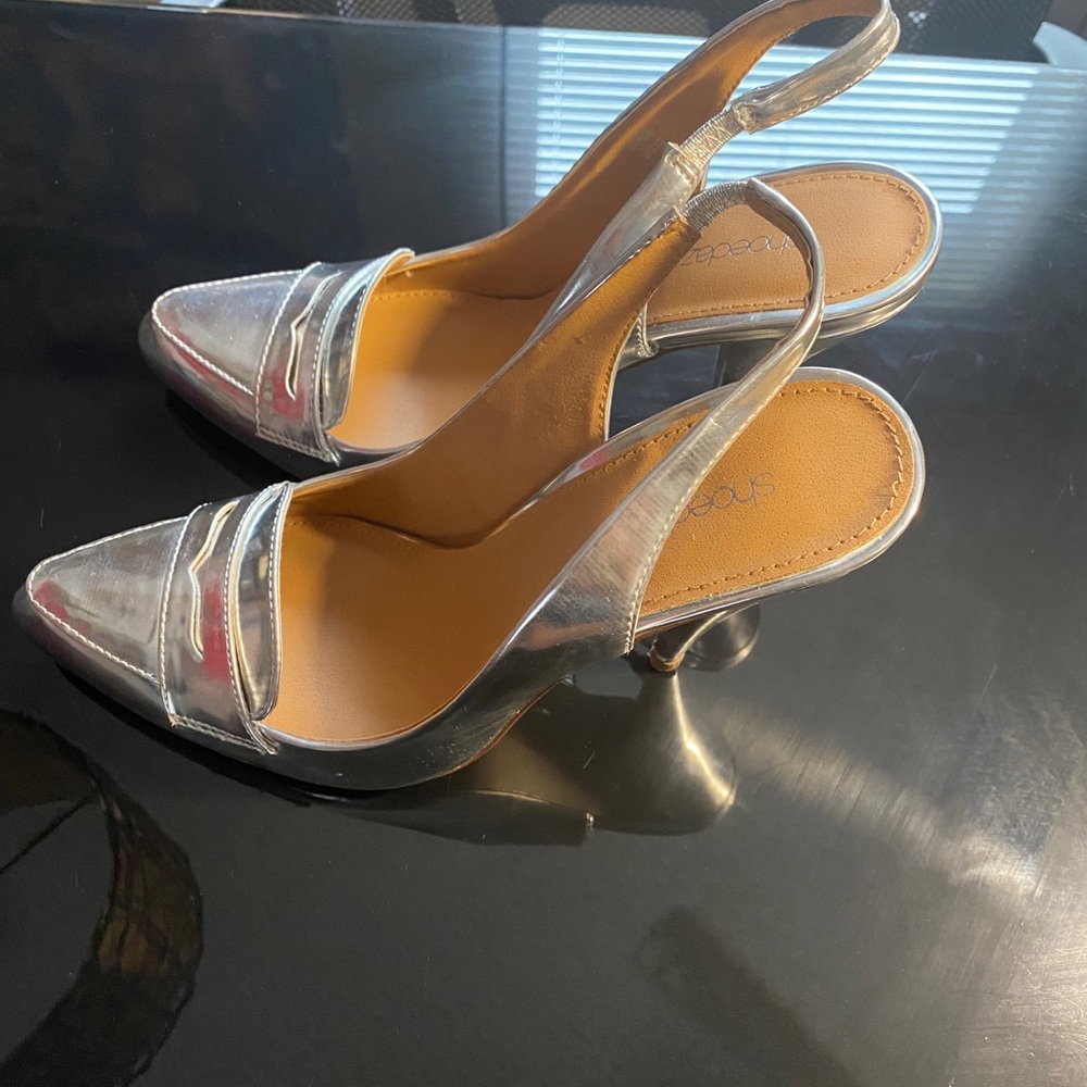 Stina Heels in Silver
